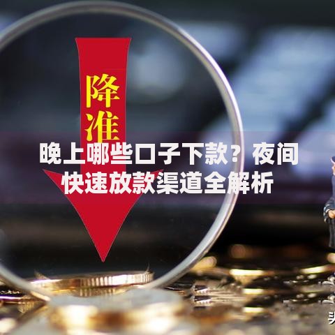 晚上哪些口子下款？夜间快速放款渠道全解析