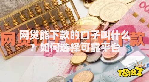 网贷能下款的口子叫什么？如何选择可靠平台