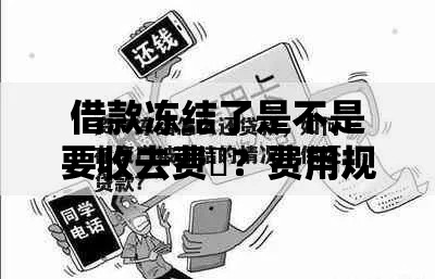 借款冻结了是不是要收去费甪？费用规则与应对解析