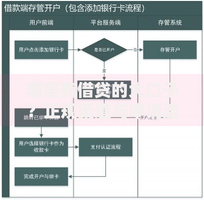 哪里有借贷的大口子？正规渠道与申请流程解析