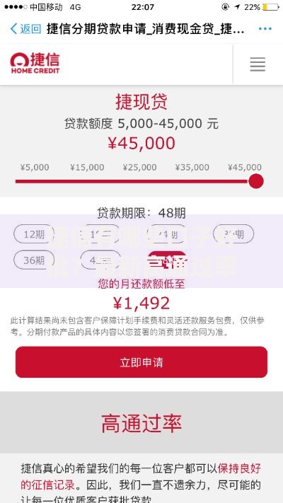 捷信有哪些口子好批？最新高通过率贷款产品解析