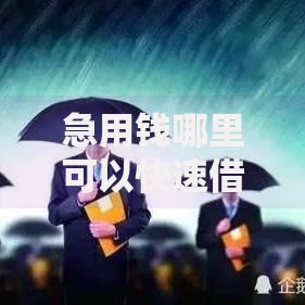 急用钱哪里可以快速借到钱？正规借贷渠道与注意事项解析