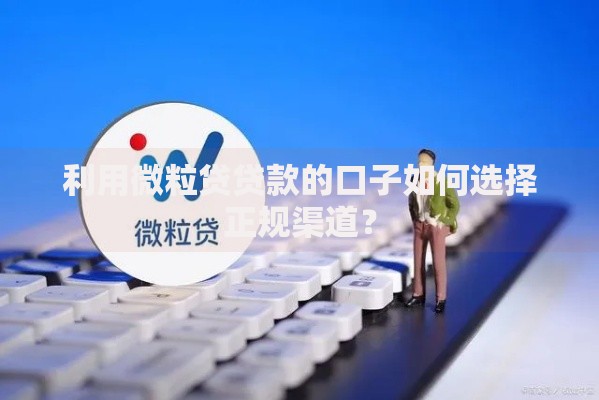 利用微粒贷贷款的口子如何选择正规渠道？