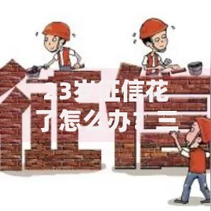 23岁征信花了怎么办？三招修复+贷款攻略