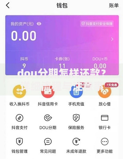 dou分期怎样还款？详细流程与注意事项全解析