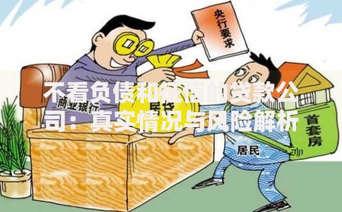 不看负债和征信的贷款公司：真实情况与风险解析