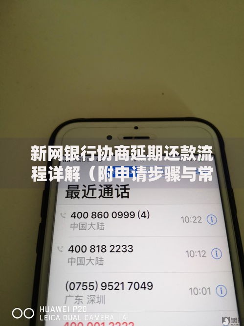 新网银行协商延期还款流程详解（附申请步骤与常见问题）