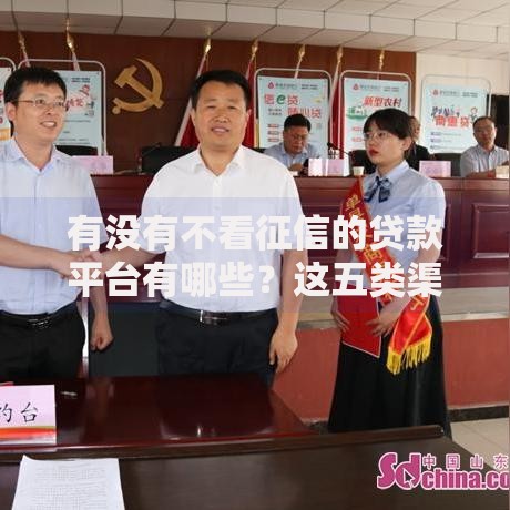 有没有不看征信的贷款平台有哪些？这五类渠道可尝试
