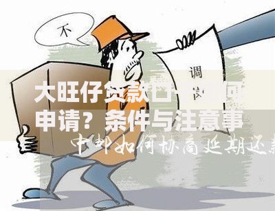 大旺仔贷款口子如何申请？条件与注意事项解析