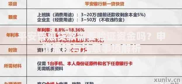 平安普惠贷款需要验证资金吗？申请流程与注意事项解析