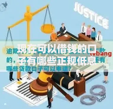 现在可以借钱的口子有哪些正规低息渠道？