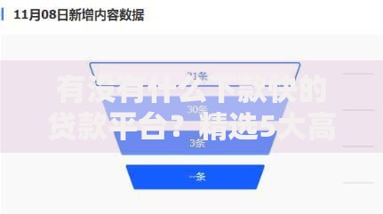 有没有什么下款快的贷款平台？精选5大高效渠道解析