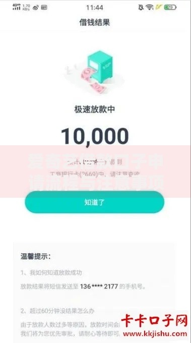 爱奇艺借款口子申请流程与注意事项解析