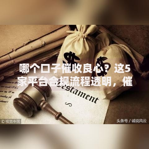 哪个口子催收良心？这5家平台合规流程透明，催收方式更温和