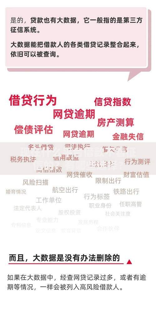 现在什么平台借款不看征信的？有哪些选择？