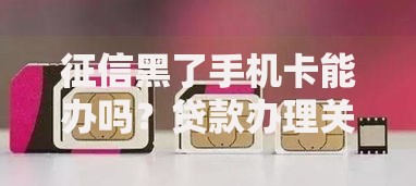 征信黑了手机卡能办吗？贷款办理关键解析