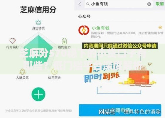 芝麻分570稳下的小贷口子有哪些？低门槛平台深度解析
