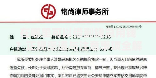 在哪里可以借到钱急用钱？正规渠道与注意事项全解析