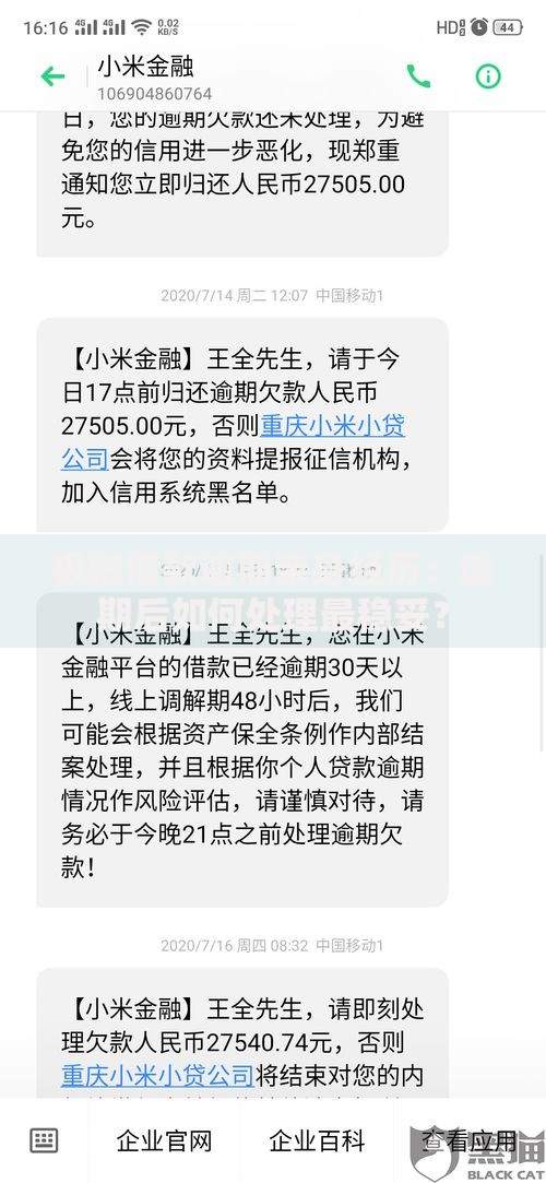 极融借款逾期亲身经历：逾期后如何处理最稳妥？
