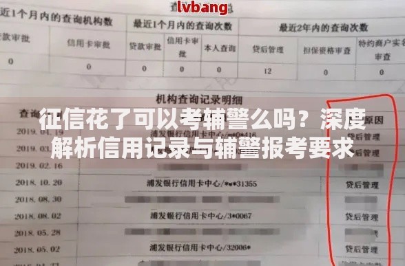 征信花了可以考辅警么吗？深度解析信用记录与辅警报考要求