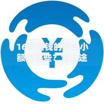 16岁借钱的平台小额有哪些？合法途径与风险解析