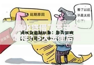 滴水贷借了不还会怎样？5大法律后果深度解析