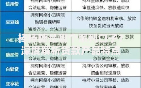 棒棒糖是哪个系列口子？深度解析贷款产品特点