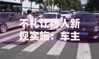 不礼让行人新规实施：车主如何规划低息贷款应对罚款压力