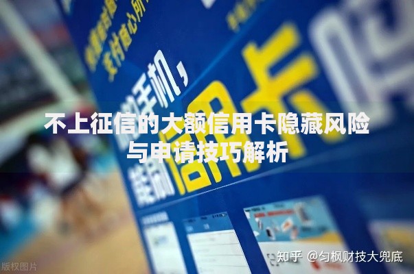 不上征信的大额信用卡隐藏风险与申请技巧解析