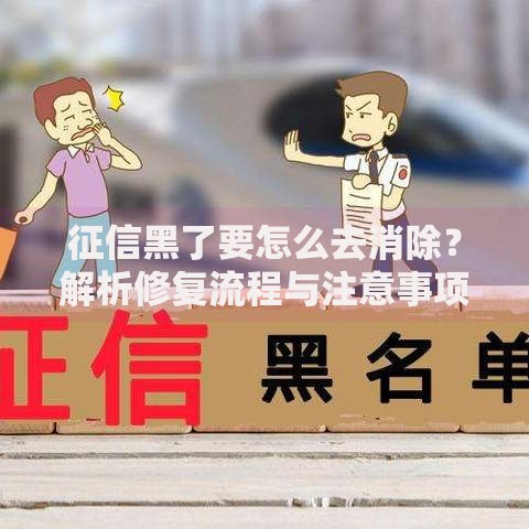 征信黑了要怎么去消除？解析修复流程与注意事项