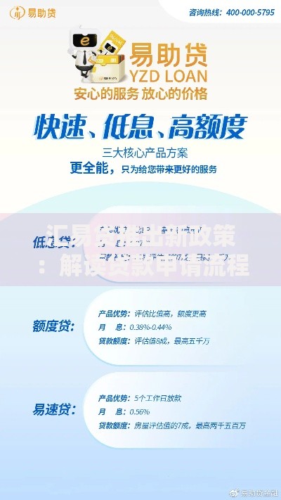 汇易贷推出新政策：解读贷款申请流程与利率优化方案