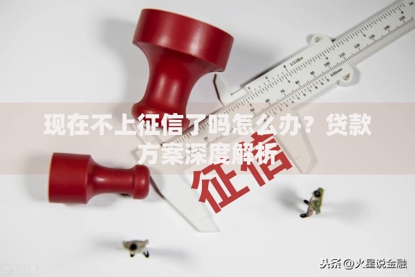 现在不上征信了吗怎么办？贷款方案深度解析