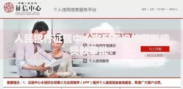 人民银行征信中心官网查询如何影响贷款审批？