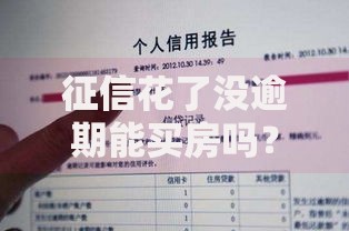 征信花了没逾期能买房吗？深度解析贷款申请策略