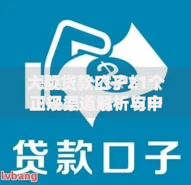 大额贷款口子21个正规渠道解析与申请攻略