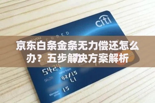 京东白条金条无力偿还怎么办？五步解决方案解析
