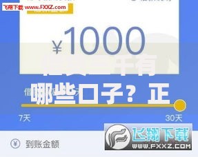 借贷三千有哪些口子？正规平台推荐及申请攻略