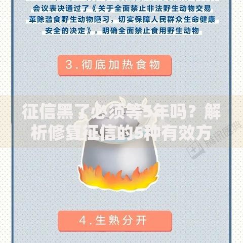 征信黑了必须等5年吗？解析修复征信的5种有效方法