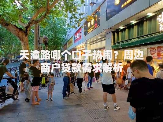 天潼路哪个口子热闹？周边商户贷款需求解析