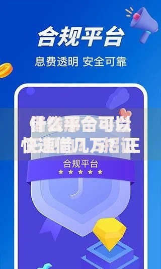 什么平台可以快速借几万？正规借贷渠道深度解析