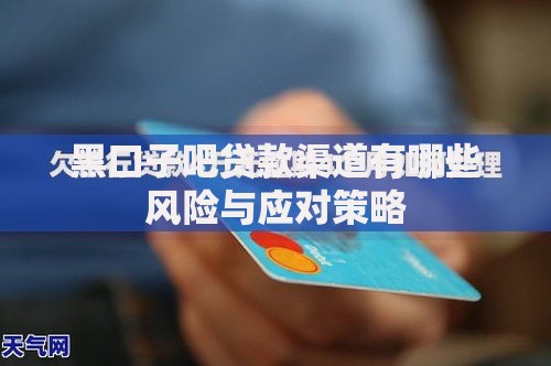 黑口子吧贷款渠道有哪些风险与应对策略