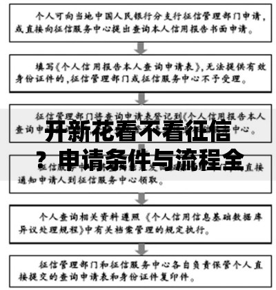 开新花看不看征信？申请条件与流程全解析