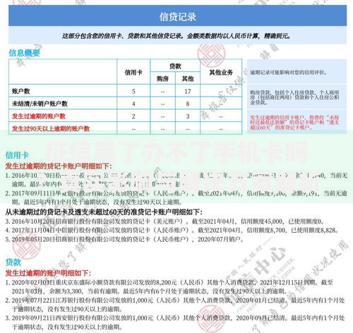 征信黑了办不了手机卡吗？真实影响与解决方案解析