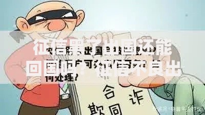 征信黑了出国还能回国吗？征信不良出入境贷款解析