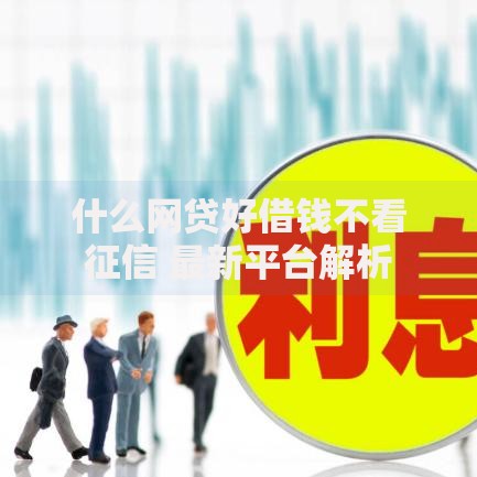 什么网贷好借钱不看征信 最新平台解析