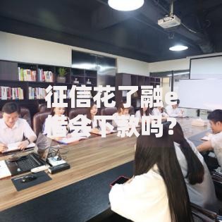 征信花了融e借会下款吗？深度解析银行审核逻辑