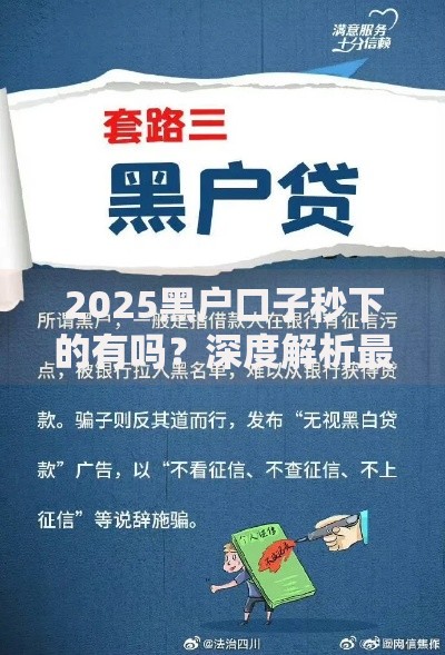 2025黑户口子秒下的有吗？深度解析最新贷款渠道与风险