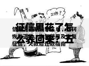 征信黑花了怎么养回来？五步修复策略助你重建信用