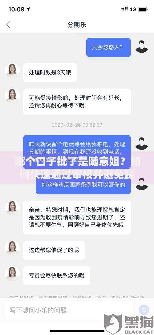 哪个口子批了是随意姐？如何快速通过审核并避免踩坑