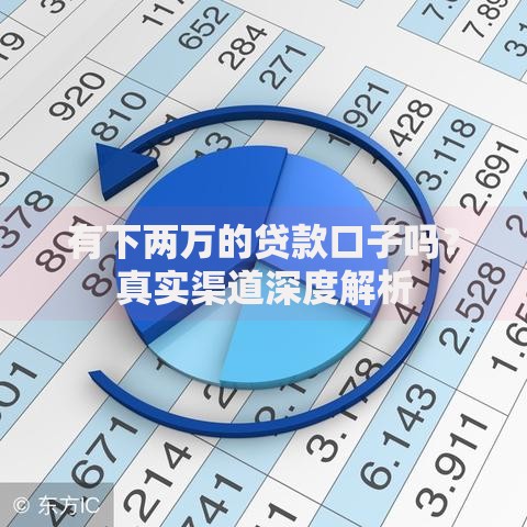 有下两万的贷款口子吗？真实渠道深度解析